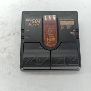 Zoom 504 Acoustic Guitar Multi Effects Processor Pedal Tuner Reverb Delay EQ r3